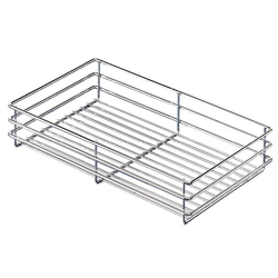 49% OFF Storage Basket, for 88 lbs. Weight Capacity Pantry Pull-Out and Base Pull-Out, Chrome, Width: 320 mm (12 1/2")