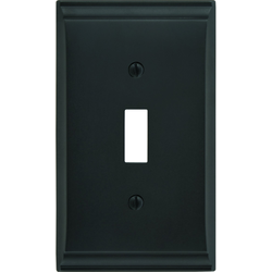 15% OFF Candler 1 Toggle Wall Plate, Black Bronze