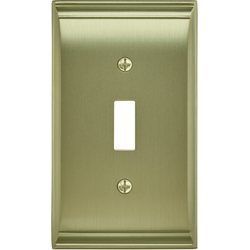 Candler 1 Toggle Wall Plate, Golden Champagne
