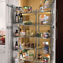 Tandem Chef'S Pantry, for 46" Cabinet Frame, Champagne, Width 21" (set includes mounting hardware)