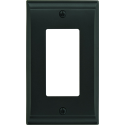 Candler 1 Rocker Wall Plate, Black Bronze