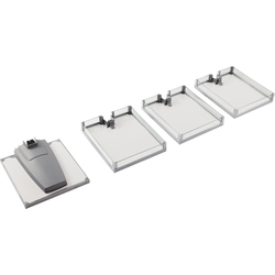 Tray Set (of Four), for Lavido Pantry Pull-Out, Chrome/Maple, 449 mm (17 11/16")