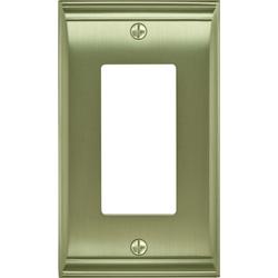 Candler 1 Rocker Wall Plate, Golden Champagne