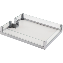 20% OFF Individual Adjustable Tray, for Lavido Pantry Pull-Out, Chrome/White, 449 mm (17 11/16")
