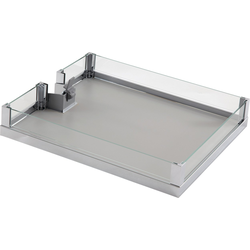 Individual Adjustable Tray, for Lavido Pantry Pull-Out, Chrome/Gray, 549 mm (21 5/8")