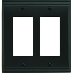 Candler 2 Rocker Wall Plate, Black Bronze