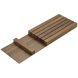 Knife Holder Insert, for Fineline Cutlery Tray, Walnut