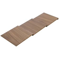 Stepped Container Holder Insert, for Fineline Cutlery Tray, Walnut