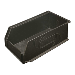 20% OFF Omni Track Storage Bin 5-1/2 inch x 10-3/4 inch x 5 inch Black Plastic