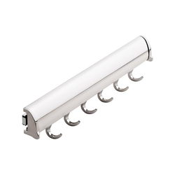 20% OFF Elite Belt Rack Polished Chrome 11-7/8 inch L, 5 Hook