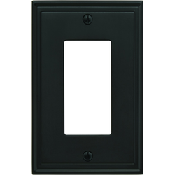 Mulholland 1 Rocker Wall Plate, Black Bronze