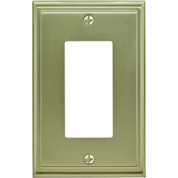 Mulholland 1 Rocker Wall Plate, Golden Champagne