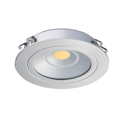 Final Sale, Loox 24V Recess Mount LED Daylight White Silver Finish