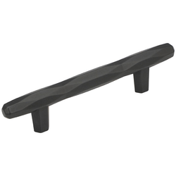 Cup Pulls 3-3/4 Inch Center to Center (6-5/16" Length) Black Bronze Cabinet Pull