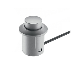  Loox Push Switch including 78-3/4 Inch Switch Lead for use with 12 or 24V Loox 6-Way Distributor with Switch, Silver Plastic