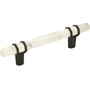 Marble White/Black Bronze