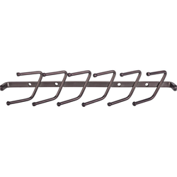 11 Inch Width x 2-1/4 Inch Depth x 2 Inch Height Screw Mounted Tie Rack, Brushed Oil Rubbed Bronze 