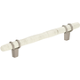 Marble White/Satin Nickel