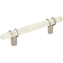 Marble White/Polished Nickel