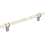 Marble White/Satin Nickel