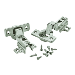 Full Inset Hinge 2-7/16 Inch Width, Nickel, Pair
