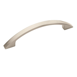 Cup Pulls 3-3/4 Inch Center to Center (4-13/16" Length) Satin Nickel Cabinet Pull