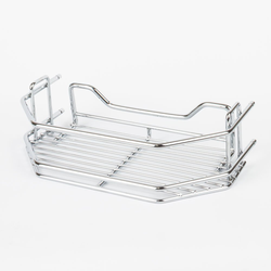 11 Inch Width x 6 Inch Deep Individual Tray Only for Door Mounting Tray System, Polished Chrome
