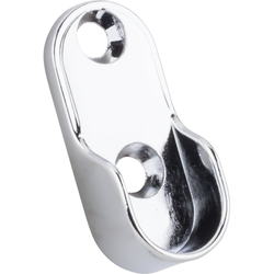 10% OFF Mounting Bracket for Oval Closet Rod Screw-in Type, Chrome
