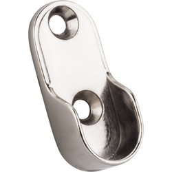 10% OFF Mounting Bracket for Oval Closet Rod Screw-in Type, Satin Nickel