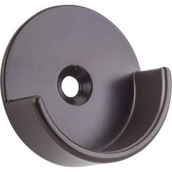 Open Closet Bracket for Round 1-5/16 Inch Closet Rod, Dark Bronze