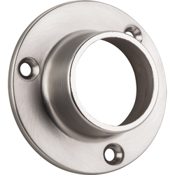 Closed Closet Bracket for Round 1-5/16 Inch Closet Rod with Screws- Satin Nickel