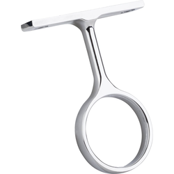 Middle Mounting Bracket for Round 1-5/16 Inch Closet Rod, Polished Chrome