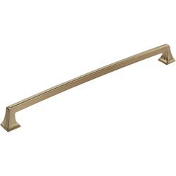 Mulholland 18 Inch Center to Center Traditional Appliance Pull, Golden Champagne