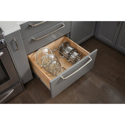 Accessory Pot Organizer for Peg Board System, Polished Chrome
