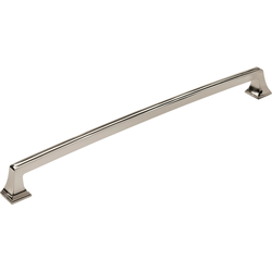 Mulholland 18 Inch Center to Center Traditional Appliance Pull, Polished Nickel