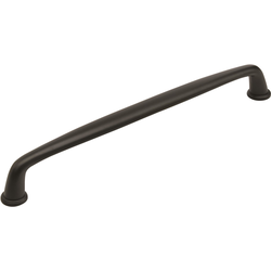 Kane 12 Inch Center to Center Transitional Appliance Pull, Black Bronze