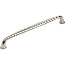 Kane 12 Inch Center to Center Transitional Appliance Pull, Polished Nickel