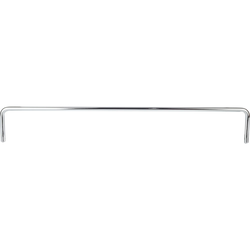 10% OFF 12-1/4 Inch Metal Shelf Rail, Polished Chrome