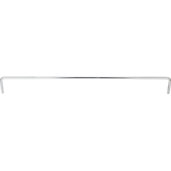 10% OFF 17-7/16 Inch Metal Shelf Rail, Polished Chrome