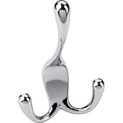 Tri-hook, Polished Chrome
