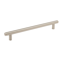 Cup Pulls 12 Inch Center to Center (14-5/8" Length) Sterling Nickel Cabinet Pull