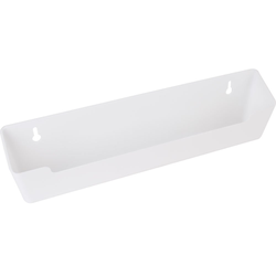 11 Inch Width Plastic Tipout Shallow Replacement Tray, White