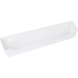 14-13/16 Inch Width Plastic Tipout Replacement Tray, White