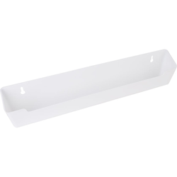 14 Inch Width Shallow Plastic Tipout Replacement Tray, White