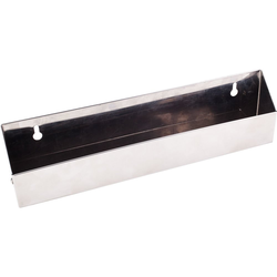 11 Inch Width Shallow Tipout Tray, Stainless Steel