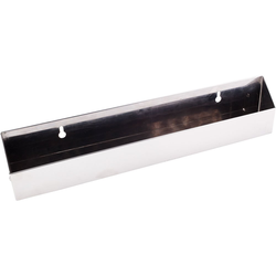 14 Inch Width Shallow Tipout Replacement Tray, Stainless Steel