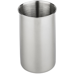 2 Qt. Stainless Steel Utensil Canister, Stainless Steel
