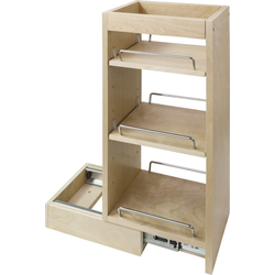 8 Inch Width Wall Cabinet Filler Pullout Organizer, Min. Cabinet Opening: 9 Inch Width