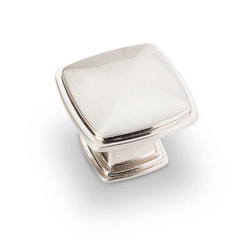 Milan 1 1-3/16 Inch Diameter Satin Nickel Cabinet Knob