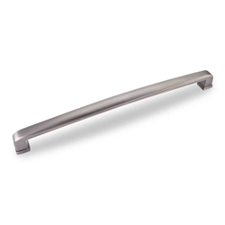 Milan 1 12 Inch Center to Center Bright Nickel Brushed with Dull Lacquer Cabinet Pull